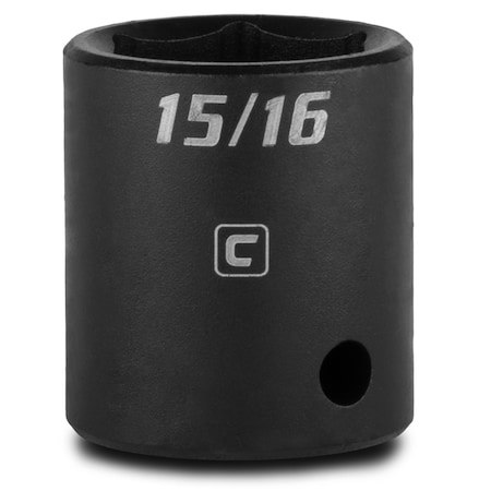 1/2 In Drive 15/16 In 6-Point SAE Shallow Impact Socket